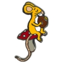 Mouse with Nut Pin Badge - Book