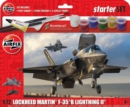 Airfix STARTER SET - LOCKHEED MARTIN F-35B LIGI Model Toy - Book