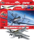 Airfix STARTER SET - NORTH AMERICAN P-51D MUSTG Model Toy - Book