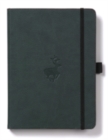 Dingbats A4+ Wildlife Green Deer Notebook - Lined - Book