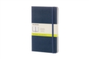 Moleskine Sapphire Blue Large Plain Notebook Hard - Book