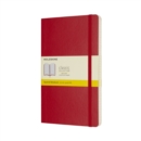 Moleskine Scarlet Red Large Squared Notebook Soft - Book