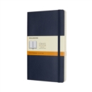 Moleskine Sapphire Blue Large Ruled Notebook Soft - Book