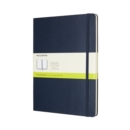 Moleskine Sapphire Blue Extra Large Plain Notebook Hard - Book