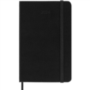 Moleskine 2024 12-Month Weekly Pocket Hardcover Notebook : Black - Book
