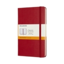 Moleskine Medium Ruled Hardcover Notebook : Scarlet - Book