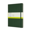 Moleskine Extra Large Plain Hardcover Notebook : Myrtle Green - Book