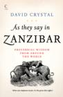 As They Say In Zanzibar - eBook