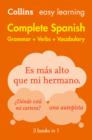 Easy Learning Spanish Complete Grammar, Verbs and Vocabulary (3 books in 1) : Trusted Support for Learning - Book