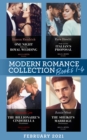 Modern Romance February 2021 Books 1-4 : One Night Before the Royal Wedding / Pride & the Italian's Proposal / the Sheikh's Marriage Proclamation / the Billionaire's Cinderella Housekeeper - eBook