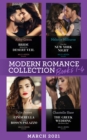 Modern Romance March 2021 Books 1-4: Bride Behind the Desert Veil (The Marchetti Dynasty) / One Hot New York Night / Cinderella in the Boss's Palazzo / The Greek Wedding She Never Had - eBook