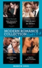 Modern Romance March 2021 Book 5-8: The Italian's Forbidden Virgin (Those Notorious Romanos) / The Secret That Can't Be Hidden / His Stolen Innocent's Vow / Ways to Ruin a Royal Reputation - eBook