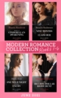 Modern Romance June 2021 Books 1-4: Secrets of Cinderella's Awakening / Nine Months to Claim Her / One Wild Night with Her Enemy / The Billion-Dollar Bride Hunt - eBook