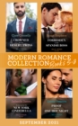 Modern Romance September 2021 Books 5-8: Crowned for His Desert Twins / Forbidden to Her Spanish Boss / Redeemed by His New York Cinderella / Proof of Their One Hot Night - eBook