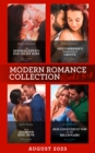 Modern Romance August 2023 Books 5-8 : The Housekeeper's One-Night Baby / Her Forbidden Awakening in Greece / Their Diamond Ring Ruse / Her Convenient Vow to the Billionaire - eBook