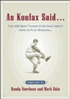 As Koufax Said... - eBook