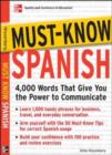 Must-Know Spanish : Essential Words For A Successful Vocabulary - eBook