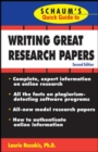 Schaum's Quick Guide to Writing Great Research Papers - eBook