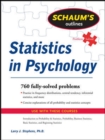Schaum's Outline of Statistics in Psychology - eBook