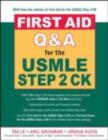 First Aid Q&A for the USMLE Step 2 CK - eBook