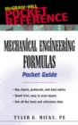 Mechanical Engineering Formulas Pocket Guide - eBook