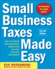 Small Business Taxes Made Easy, Second Edition - eBook