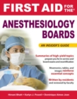 First Aid for the Anesthesiology Boards - eBook