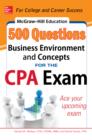 McGraw-Hill Education 500 Business Environment and Concepts Questions for the CPA Exam - eBook