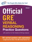 Official GRE Verbal Reasoning Practice Questions - eBook