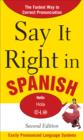 Say It Right in Spanish - eBook