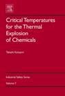 Critical Temperatures for the Thermal Explosion of Chemicals - eBook