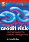 Credit Risk: From Transaction to Portfolio Management - eBook