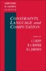 Constraints, Language and Computation - eBook
