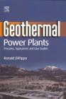 Geothermal Power Plants : Principles, Applications and Case Studies - eBook