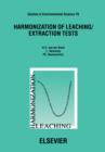Harmonization of Leaching/Extraction Tests - eBook
