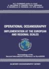 Operational Oceanography : Implementation at the European and Regional Scales - eBook