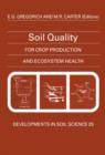 Soil Quality for Crop Production and Ecosystem Health - eBook