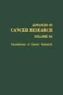 Advances in Cancer Research : Foundations in Cancer Research - eBook