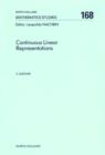 Continuous Linear Representations - eBook