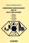 Atmospheric Ozone Research and its Policy Implications - eBook