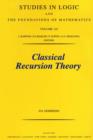 Classical Recursion Theory : The Theory of Functions and Sets of Natural Numbers - eBook