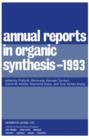 Annual Reports in Organic Synthesis-1993 - eBook