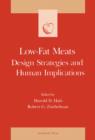 Low-Fat Meats : Design Strategies and Human Implications - eBook