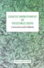 Genetic Improvement of Vegetable Crops - eBook