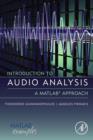 Introduction to Audio Analysis : A MATLAB(R) Approach - eBook