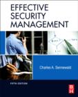 Effective Security Management - eBook