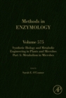 Synthetic Biology and Metabolic Engineering in Plants and Microbes Part A: Metabolism in Microbes - eBook