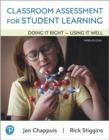 Classroom Assessment for Student Learning : Doing It Right - Using It Well - Book