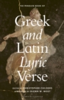 The Penguin Book of Greek and Latin Lyric Verse - eBook