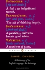 A Dictionary of the English Language: an Anthology - eBook